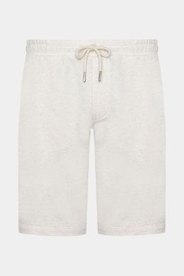 Bermuda Aramis Reta Moletom Cordão Natural