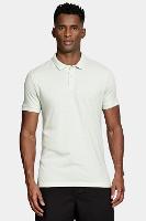 Polo Aramis Manga Curta Algodão Com Linho Verde Agua - 2