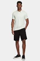 Polo Aramis Manga Curta Algodão Com Linho Verde Agua - 3