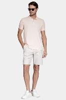 Polo Aramis Manga Curta Algodão Com Linho Salmao - 2