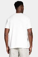 Camiseta Aramis Texturizada Manga Curta Bordado Off White