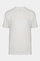 Camiseta Aramis Texturizada Manga Curta Bordado Off White - 5