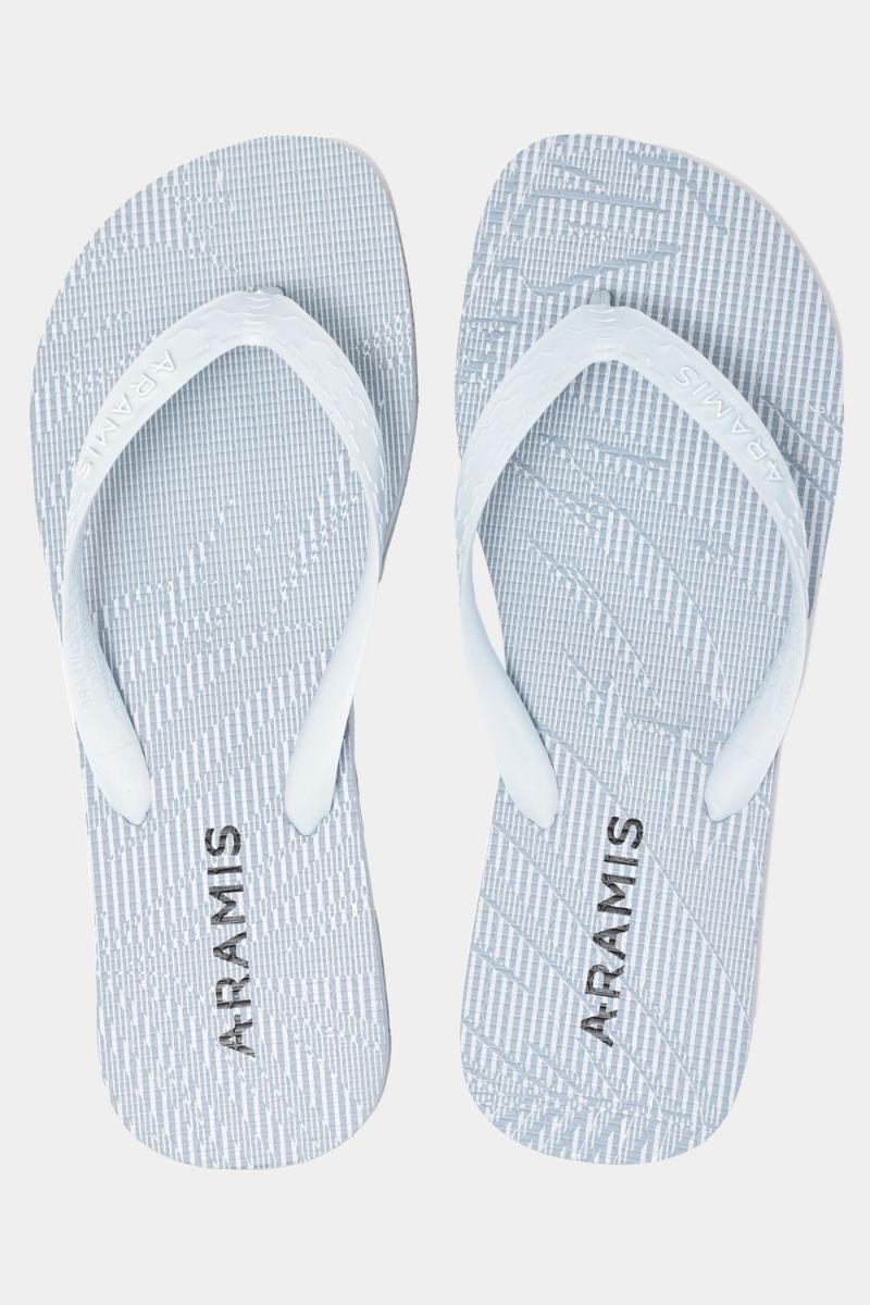 Chinelo Aramis Aramis Folhagens Azul Claro - 2