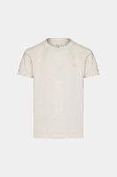 Camiseta Aramis Manga Curta Infantil Linho Natural - 1