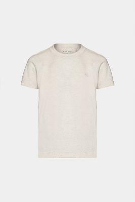 Camiseta Aramis Manga Curta Infantil Linho Natural