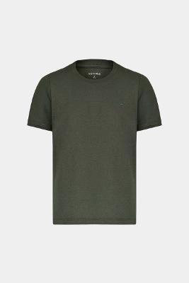 Camiseta Aramis Manga Curta Infantil Básica Verde