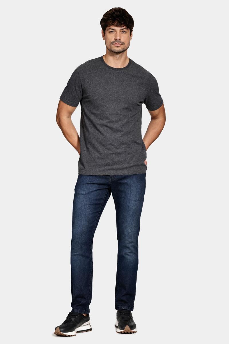 Camiseta Aramis Comfort Melange Soft Preto - 3