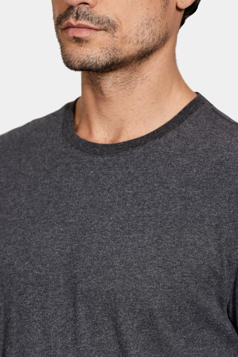 Camiseta Aramis Comfort Melange Soft Preto - 4