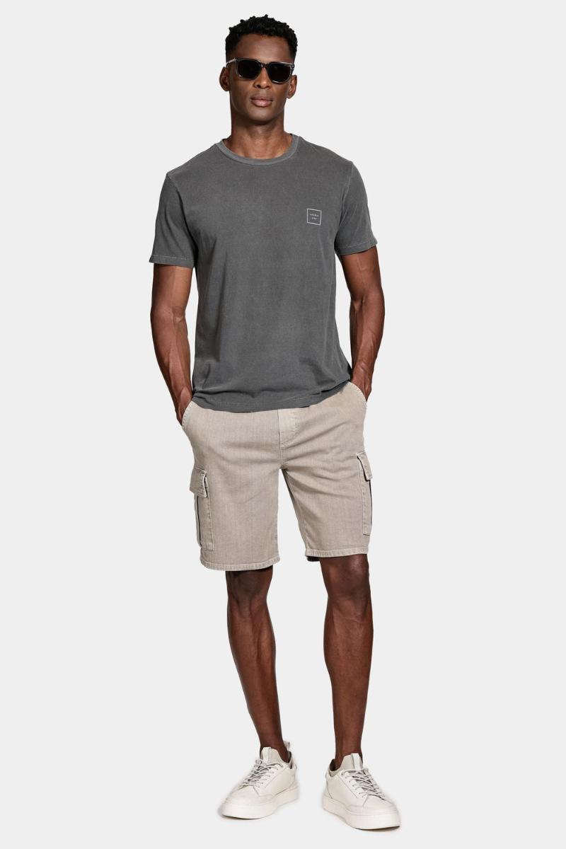 Camiseta Aramis Manga Curta Estampada Preto - 1