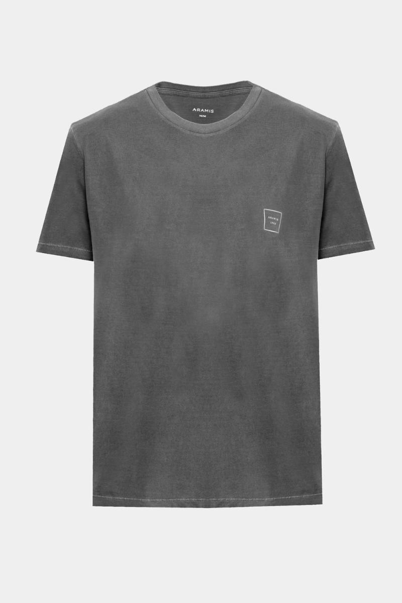 Camiseta Aramis Manga Curta Estampada Preto - 5