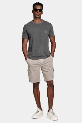 Camiseta Aramis Manga Curta Estampada Preto