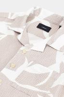 Camisa Aramis Regular Manga Curta Infantil Caqui Branco - 2