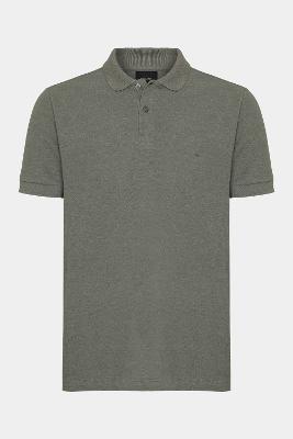 Polo Aramis Manga Curta Verde Militar