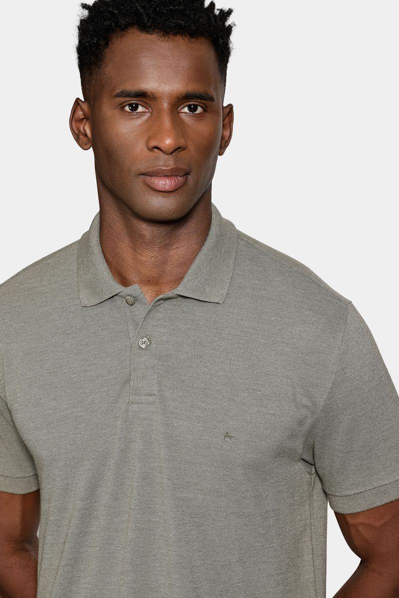 Polo Aramis Manga Curta Verde Militar - 3