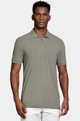 Polo Aramis Manga Curta Verde Militar