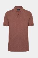 Polo Aramis Manga Curta Pontilhada Black Out Tijolo - 1