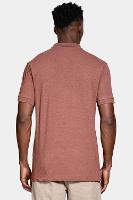 Polo Aramis Manga Curta Pontilhada Black Out Tijolo - 5