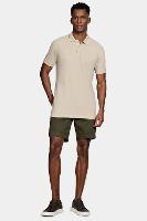 Polo Aramis Manga Curta Pontilhada Black Out Bege - 3