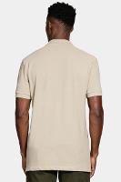 Polo Aramis Manga Curta Pontilhada Black Out Bege - 4