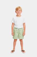 Short Aramis Praia Infantil Floral Elástico Menta - 3