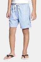 Short Aramis Praia Infantil Floral Elástico Azul Claro - 7