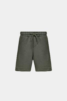 Bermuda Aramis Moletom Infantil Reta Verde Militar