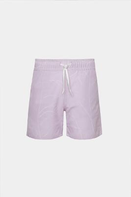 Short Aramis Praia Infantil Floral Elástico Lilas