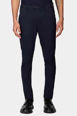 Calça Chino Skinny Sarjada Marinho