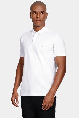 Polo Zíper Interno Branco