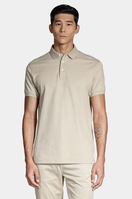 Polo Aramis Shirt Mercerized Cotton Piquet Amendoa