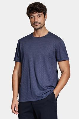 Camiseta Aramis Algodão Manga Curta Stripe Navy