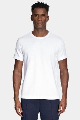 Camiseta Aramis Manga Curta Texture Interlock Branca