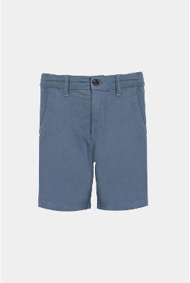 Bermuda Infantil Aramis Chino Algodão Azul