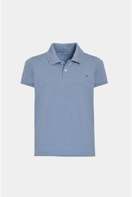 Polo Aramis Algodão Básica Manga Curta Mineral