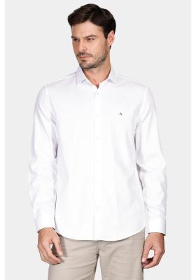 Camisa Aramis Regular Maquinetada Fio 40 Branco
