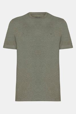 Camiseta Aramis Mescla Manga Curta Básica Verde