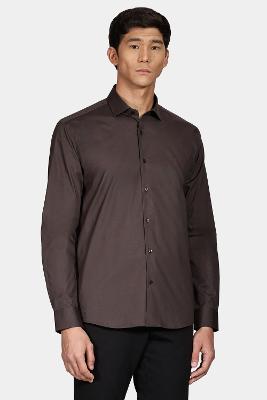 Camisa Aramis Manga Longa Slim Stretch Chumbo