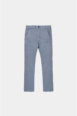 Calça Aramis Chino Color Sarjada Azul Indigo