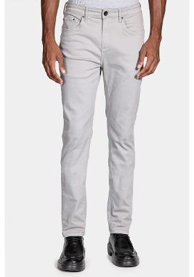 Calça Color Slim Flex And Dry Cinza Prata