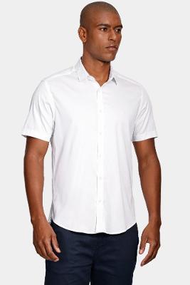 Camisa Aramis Manga Curta Super Slim Cetim