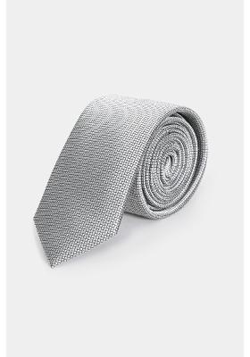 Gravata Aramis Jacquard Seda Grade Cinza