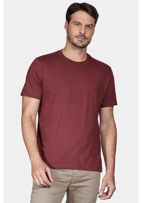 Camiseta Manga Curta Aramis Preppy Bordo Cabernet