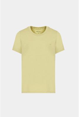 Camiseta Aramis Tricot Algodão Manga Curta Bordado Citrico