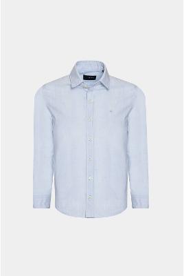 Camisa Aramis Slim flamê Bosco Manga Longa Move Azul Bebe