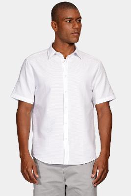 Camisa Aramis Manga Curta Move Slim Off White