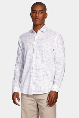 Camisa Aramis Manga Longa Cosmo Regular Tricoline Branco