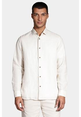 Camisa Regular Linho Algodão Martinelli Off White
