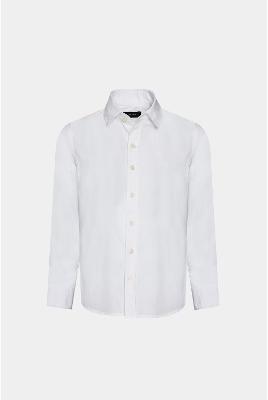 Camisa Aramis Slim flamê Bosco Manga Longa Move Branco