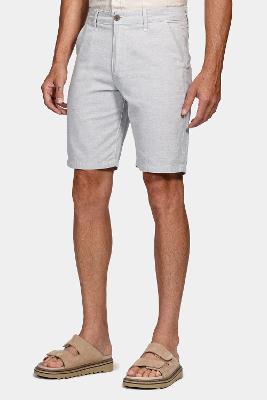 Bermuda Aramis Chino Clássica Flame Azul Claro