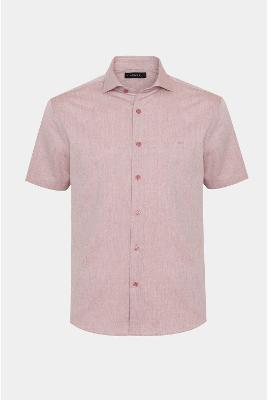 Camisa Aramis Manga Curta Regular Rosa claro